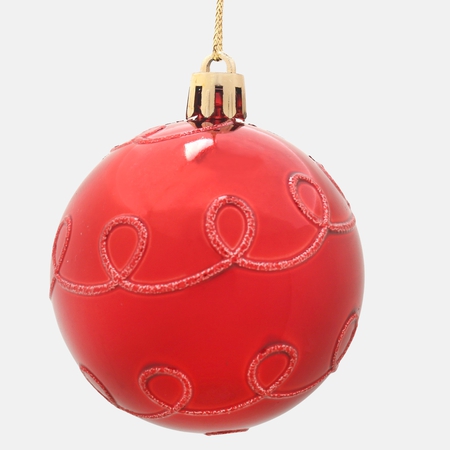 Christmas baubles x 6 pcs