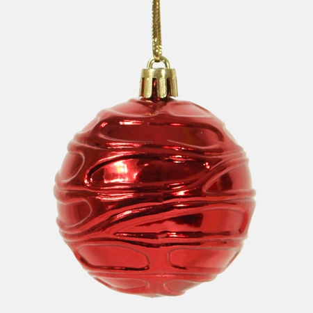 Christmas baubles x 6 pcs