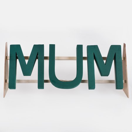 Mum Wet Florist Foam Tribute On Frame