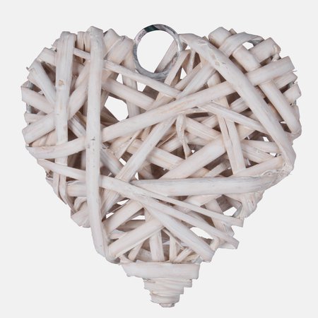 Wicker heart 8 cm